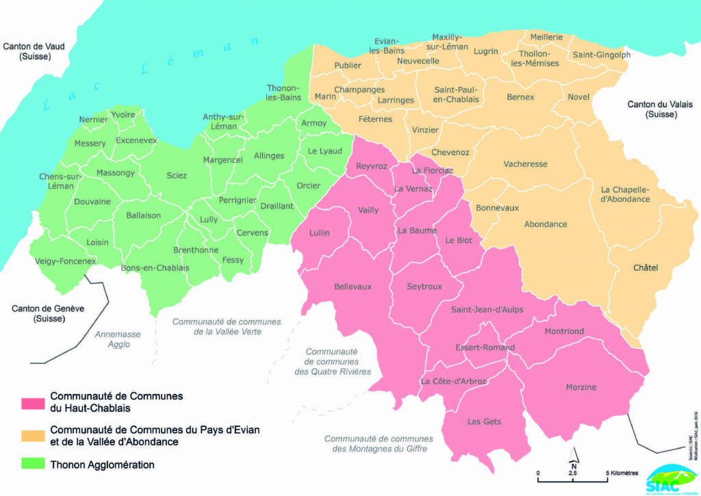 Carte du périmètre du SIAC